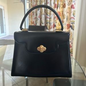 Vintage Bally Leather Top Handle Bag
